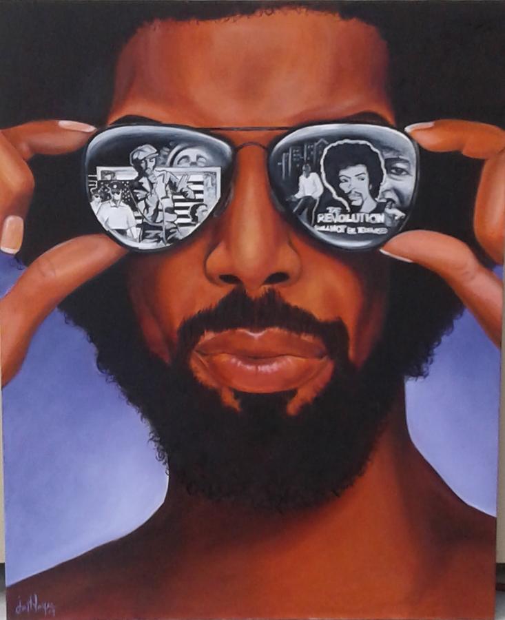 Gil Scott Heron Painting - Gil Scott Heron by Joyce Hayes Gil Scott Heron Painting - Gil Scott Heron by Joyce Hayes