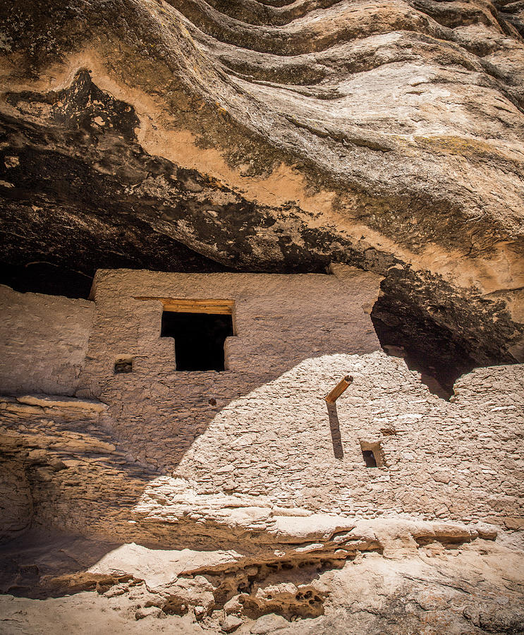Architecture Photograph - Gila Cliff Dwellings by Candy Brenton