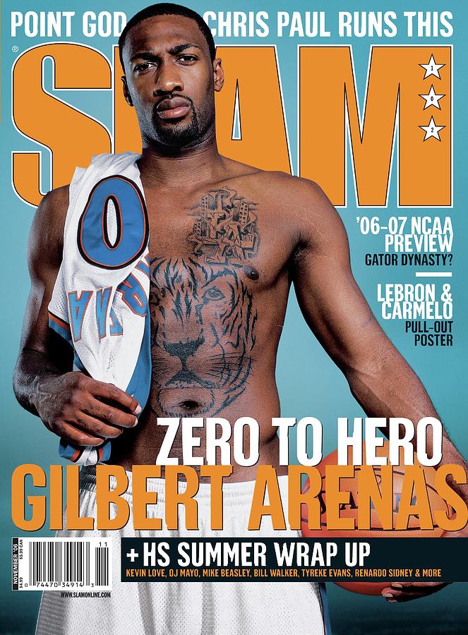 Gilbert Arenas: Zero to Hero SLAM Cover Photograph by Atiba Jefferson
