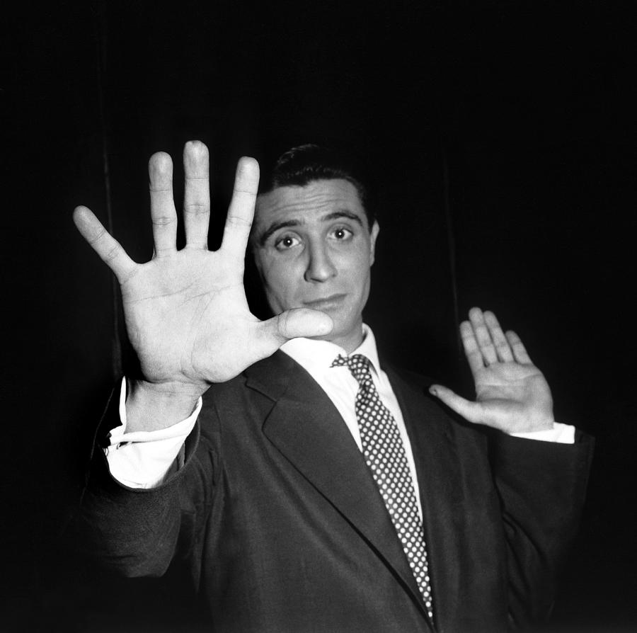 Gilbert Becaud In 1957 Photograph by Keystone-france