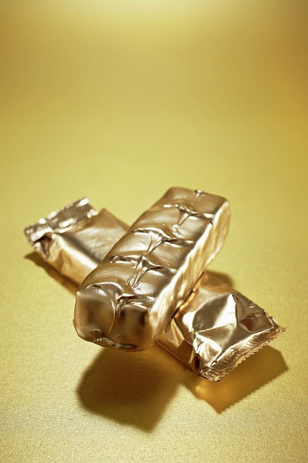Gilded Chocolate Bars Photograph by Krger & Gross