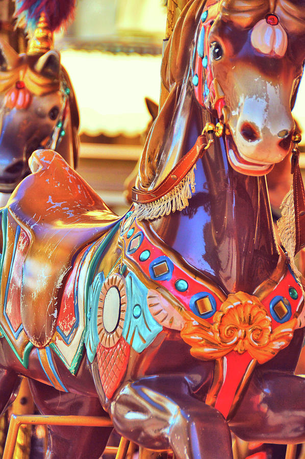 Up Movie Photograph - Gilded Pony by JAMART Photography