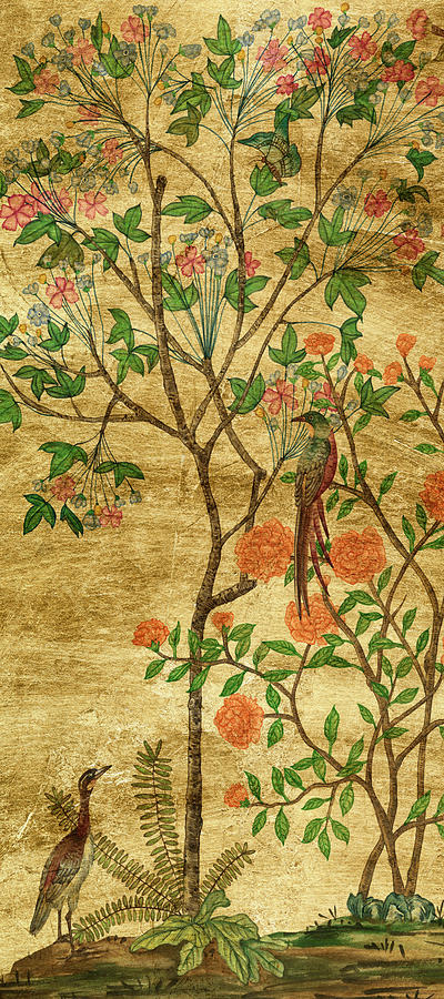 Gilded Traditional Chinoiserie I Painting by Melissa Wang