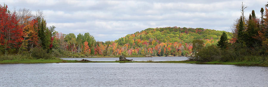 Gile Flowage Pano Photograph by Brook Burling