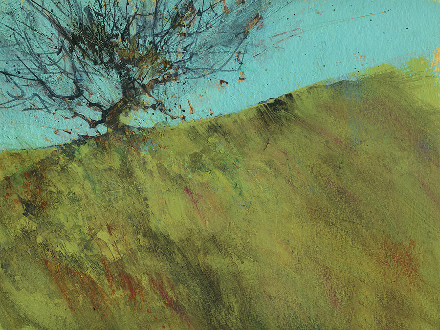 Gilfach Hawthorn Painting by Paul Bailey