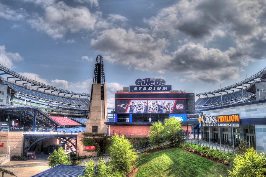 Tom Brady Photograph - Gillette Stadium by Randy Dyer