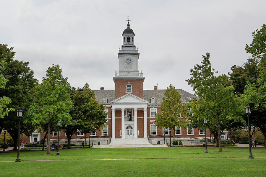 Gilman Hall Johns Hopkins Painting by Carol Highsmith