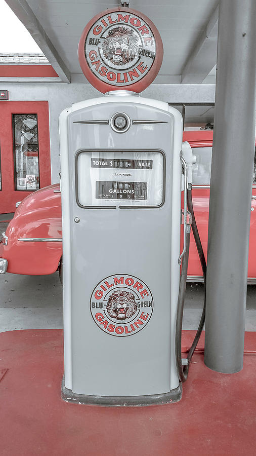 Gilmore gas pump Photograph by Darrell Foster