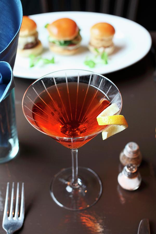 Gin, Vermouth And Aperol Cocktail Photograph by Doug Schneider Photography Pixels