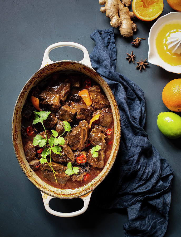 Ginger And Orange Beef Short Rib Photograph by Great Stock!