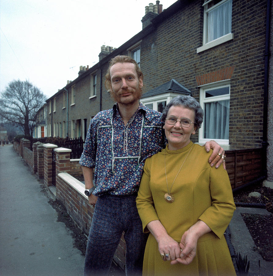 Portrait Photograph - Ginger Baker with Mother by John Olson