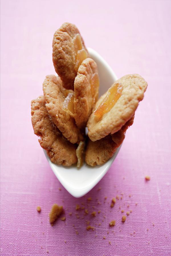 Ginger Biscuits With Maple Syrup And Brown Sugar Photograph by Michael Wissing