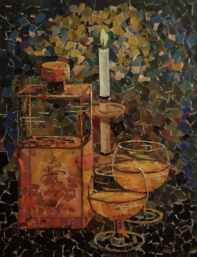 Ginger Brandy Mixed Media by JAMartineau