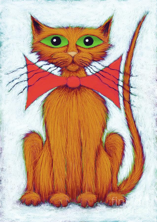 Ginger cat Digital Art by Keith Mills