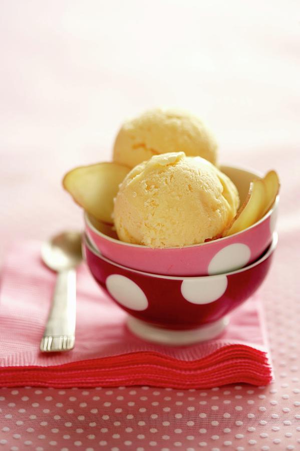 Ginger Ice Cream Photograph by Clment