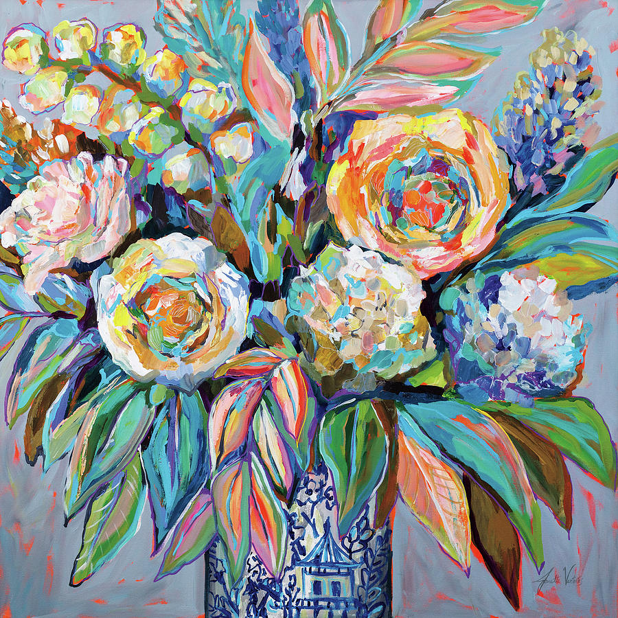 Flower Painting - Ginger Party by Jeanette Vertentes