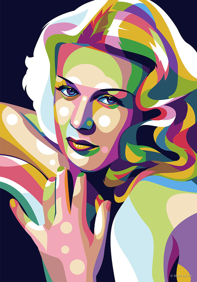Ginger Rogers pop art -b1 Digital Art by Movie World Posters