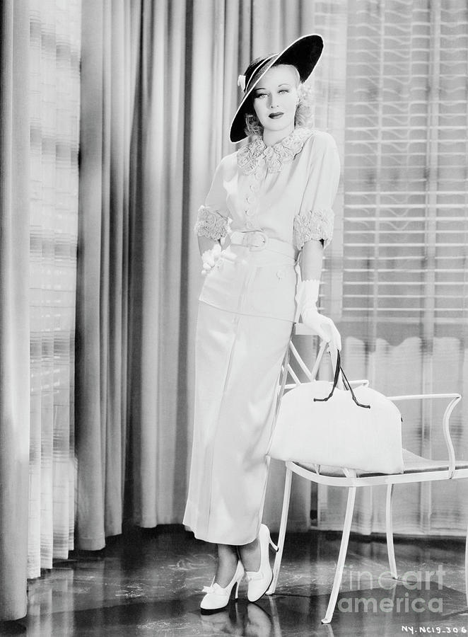 Ginger Rogers Posing In A Two-piece Photograph by Bettmann