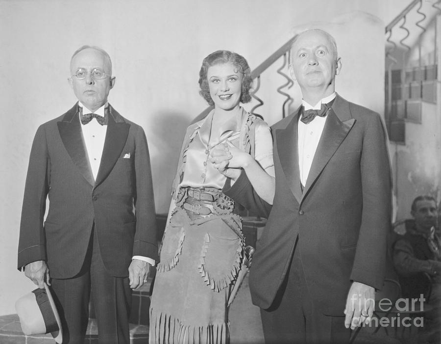 Ginger Rogers With Missouri Mayors Photograph by Bettmann