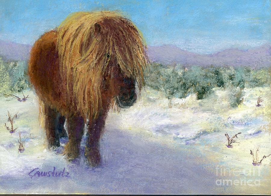 Ginger, the Happy Pony Pastel by Christine Amstutz