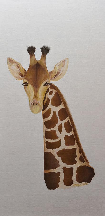 Giraffe Painting by Jimmy Chuck Smith