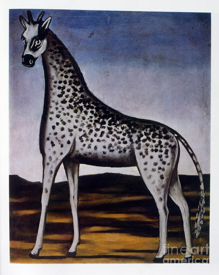 Giraffe Painting - Giraffe by Niko Pirosmani
