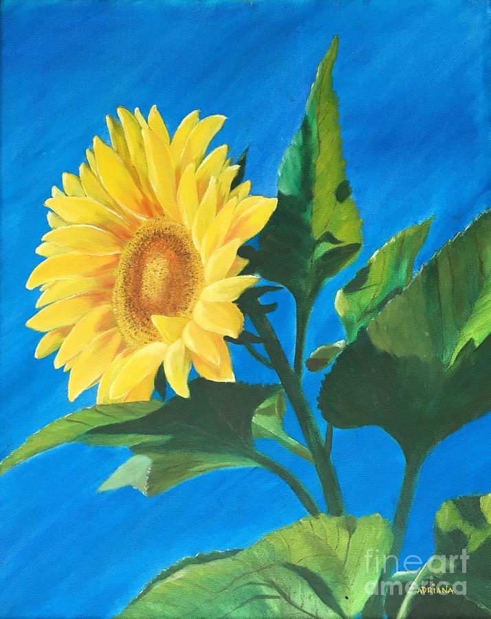 Girasol Painting by Adriana Mannion - Pixels