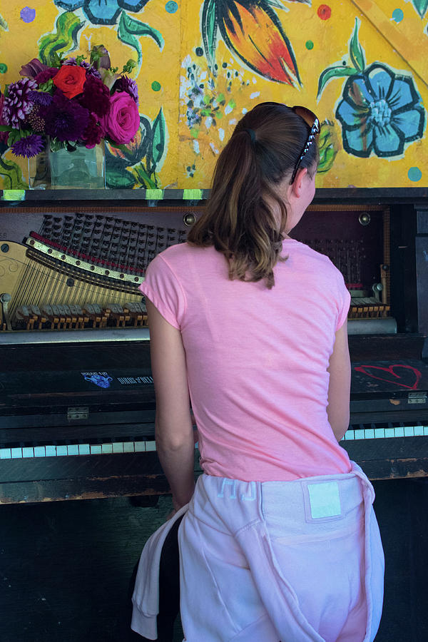 Girl at the Piano Photograph by James Canning
