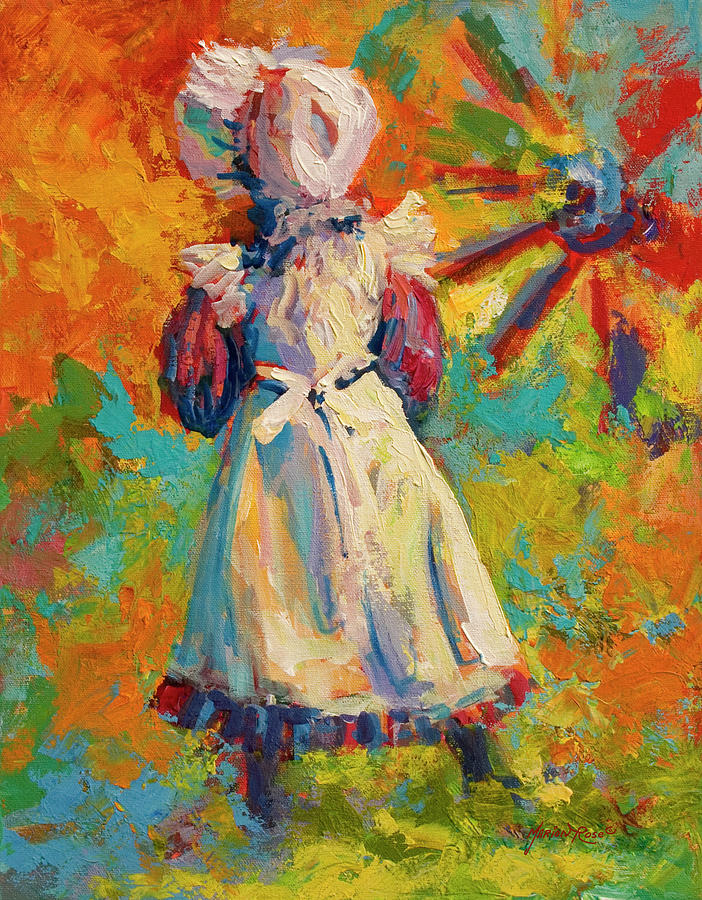 Abstract Painting - Girl I by Marion Rose