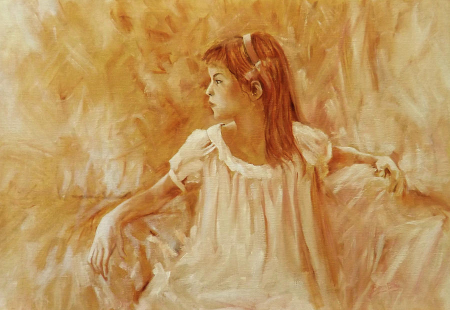 GIRL IN A NIGHTDRESS by Barry BLAKE GIRL IN A NIGHTDRESS by Barry BLAKE