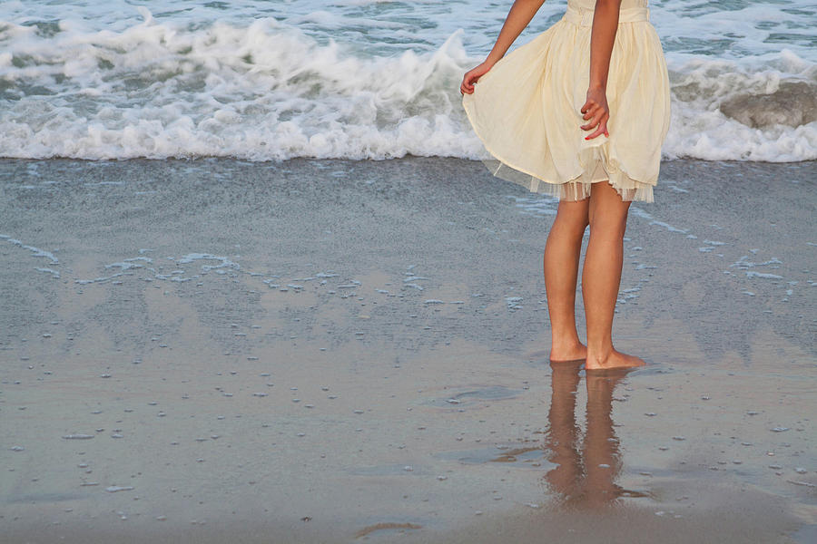 Girl in a White Dress Photograph by Karen ODonnell | Fine Art America