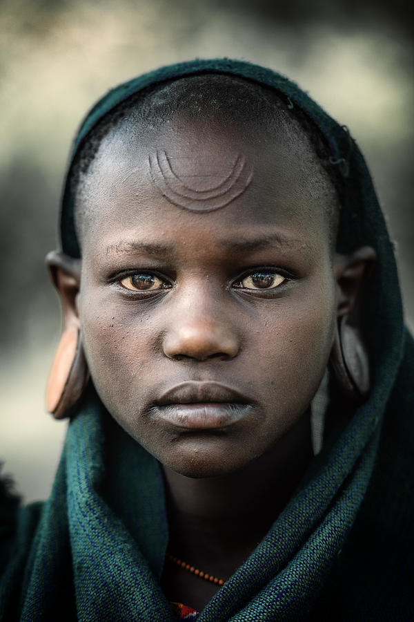 Girl Of The Suri Photograph by Trevor Cole | Fine Art America