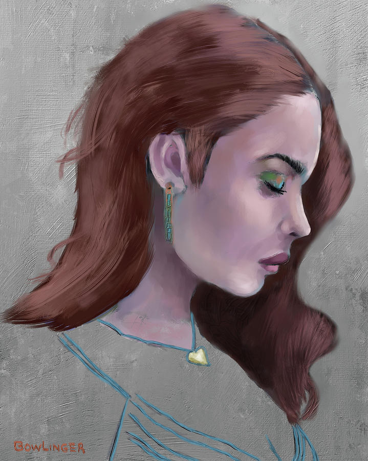 Girl with the turquoise earring by SCOTT BOWLINGER Girl with the turquoise earring by SCOTT BOWLINGER