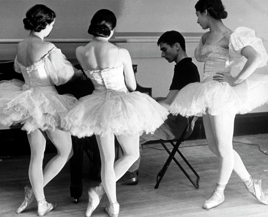 Girls Ballerinas At George Balanchine by Alfred Eisenstaedt