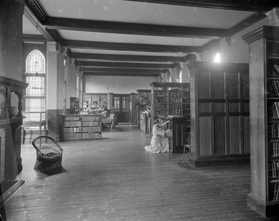Girton Library Photograph by Reinhold Thiele