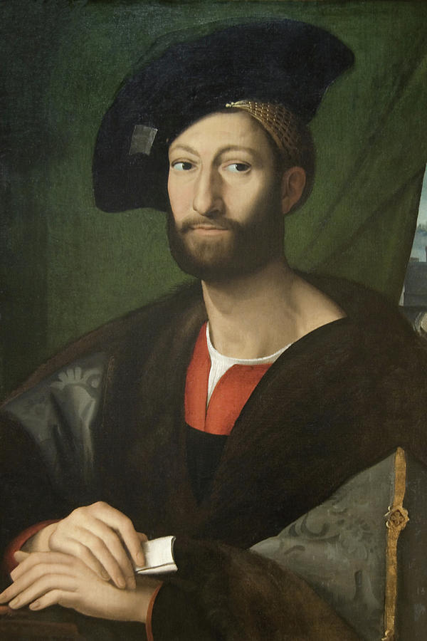 Giuliano di Medici, Duke of Nemour Painting by After Raphael