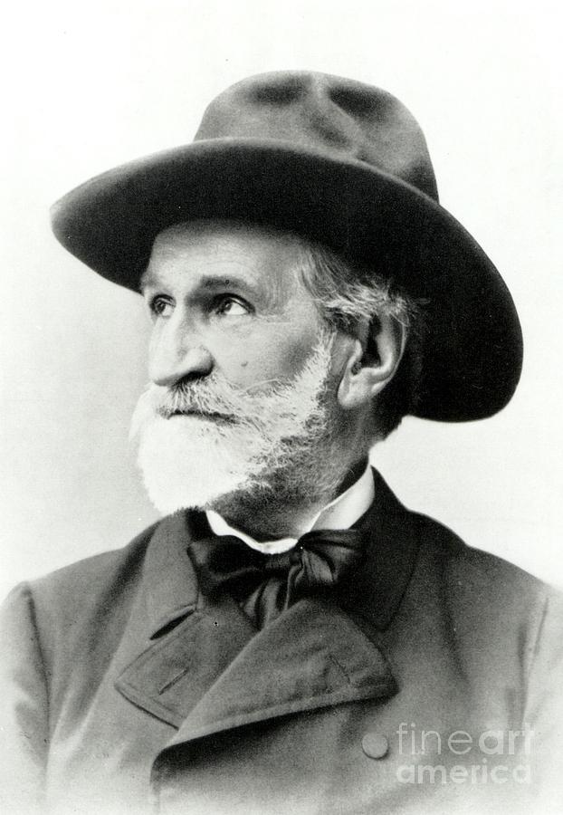 Giuseppe Verdi Wearing A Hat, Photograph Photograph by Italian