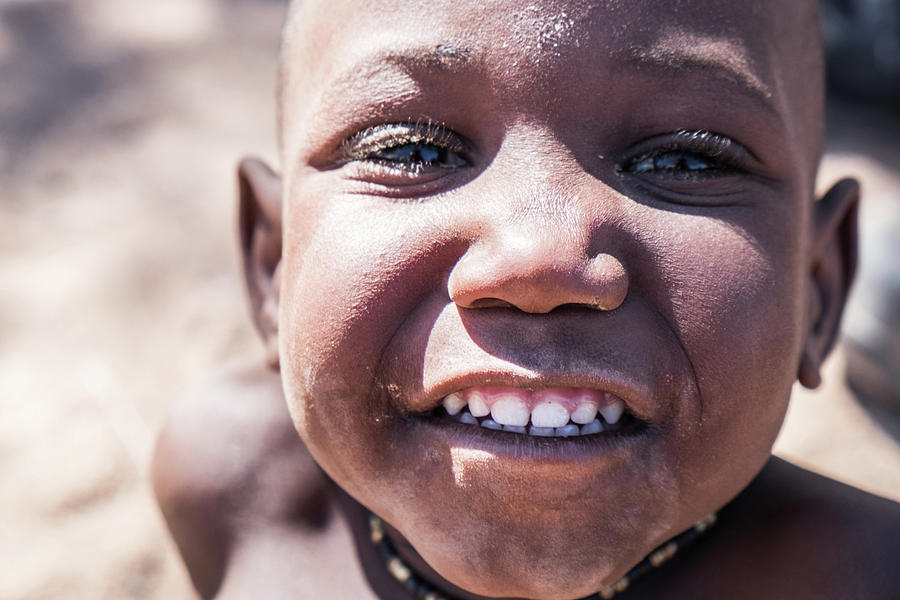 Himba Photograph - Give Me A Smile by Inge Elewaut