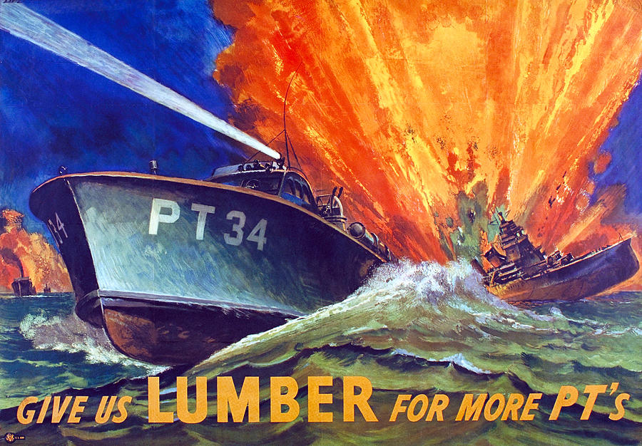 Give us lumber for more PTs Painting by Ael