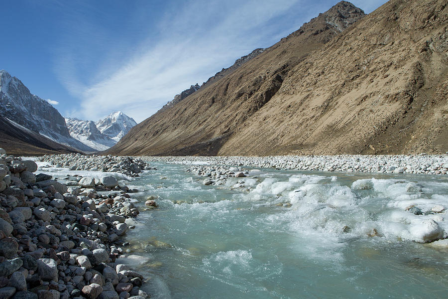 Glacial Stream, Kyrgyzstan Photograph by Sebastian Kennerknecht