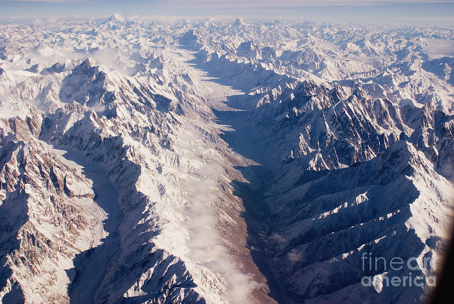 Glacial Valley In The Himalayas Photograph by Mark Williamson/science Photo Library