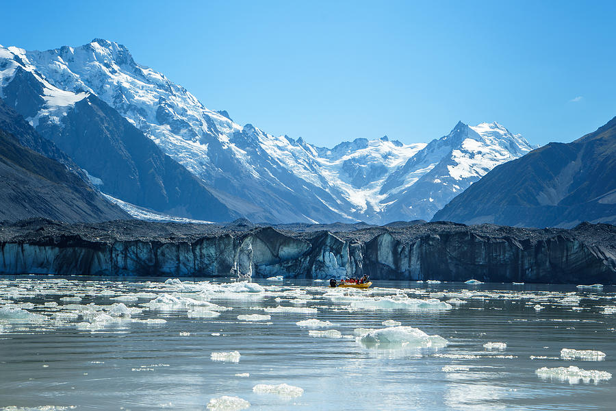 Glacier Adventure In The Global Warming Era Photograph by Andrew Suryono