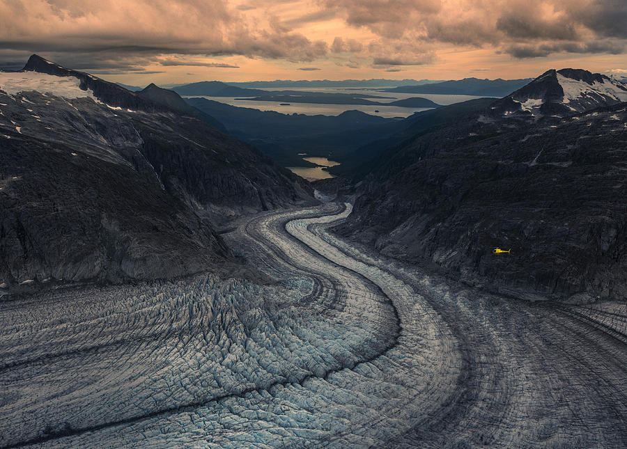 Mountain Photograph - Glacier Exploration by James S. Chia