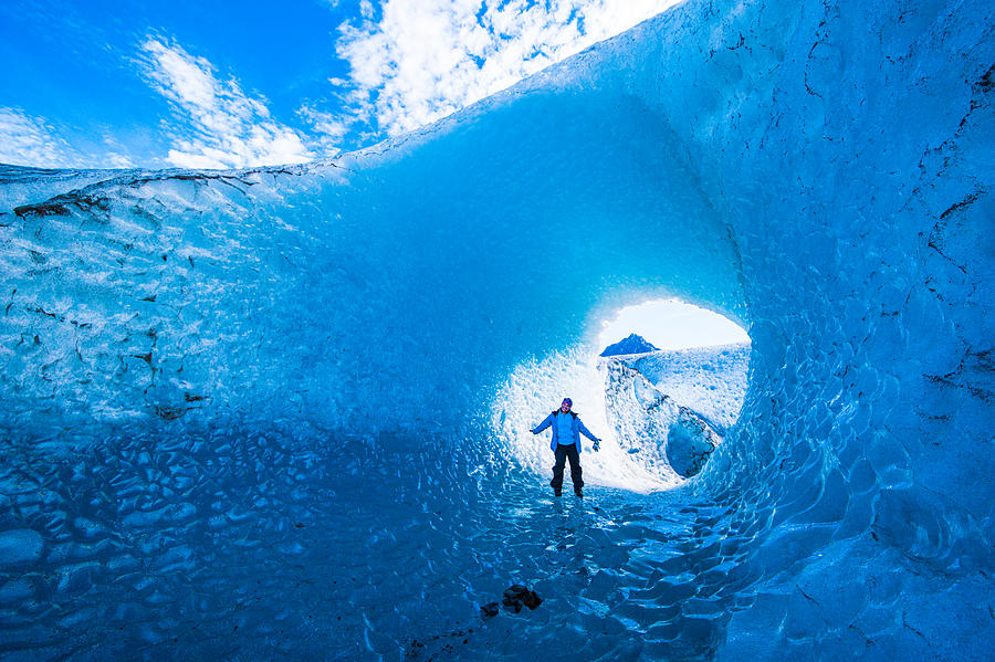 Glacier Hole Photograph by Akira Matsui