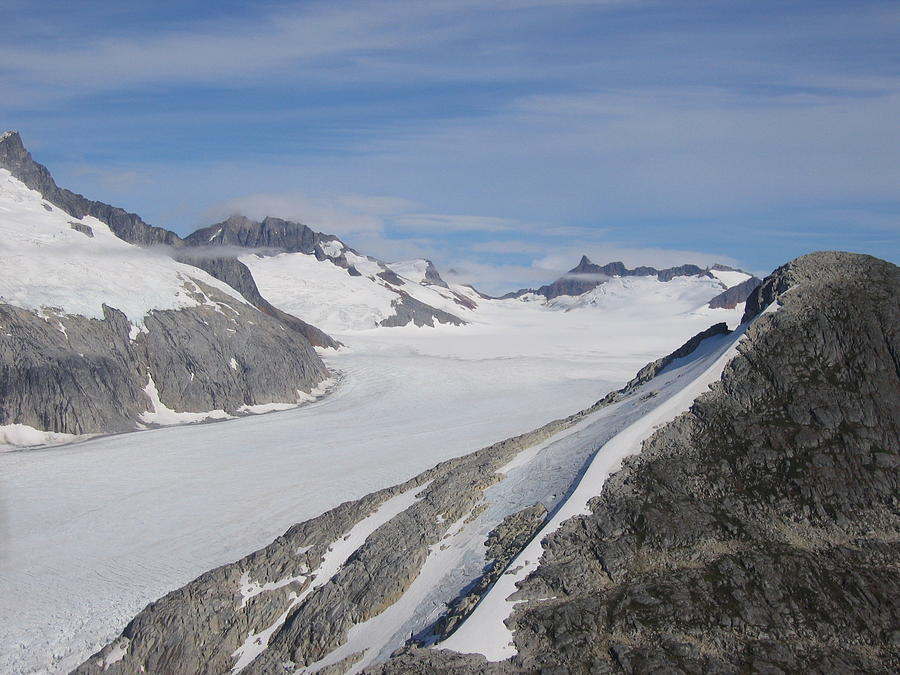 Glacier in Juneau Alaska Photograph by Patricia Caron