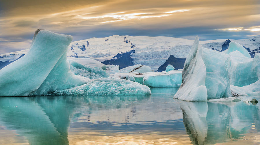 Glacier Lagoon, Iceland Photograph by William Toti