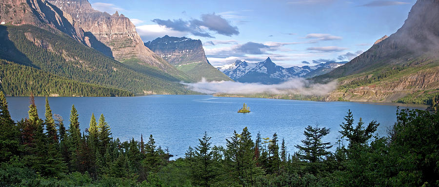 Glacier Panorama Photograph by Wweagle