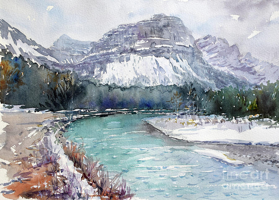Montana Painting - Glacier park by Igal Kogan Montana Painting - Glacier park by Igal Kogan
