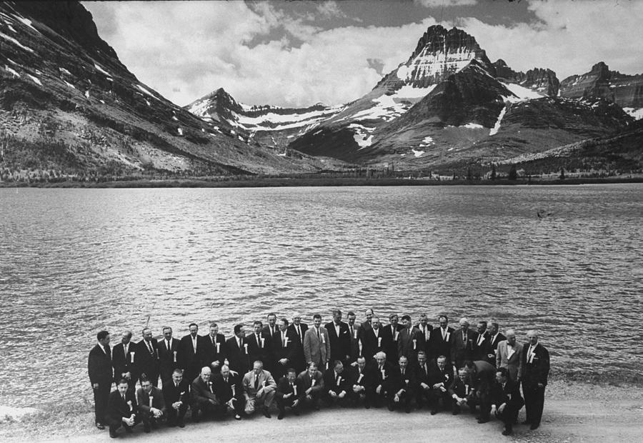 Horizontal Photograph - Glacier Park by Robert W. Kelley