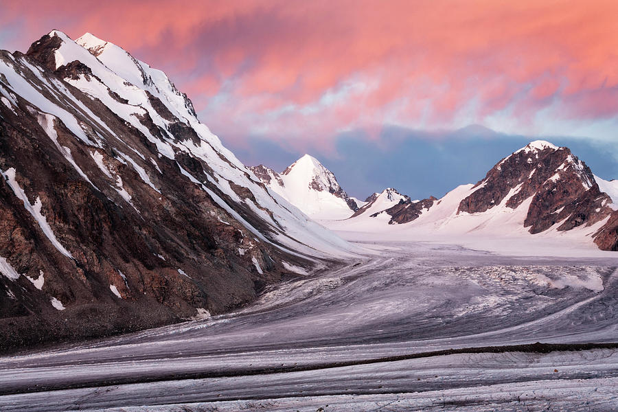 Glacier, Potanina, Mongolia Digital Art by Tim Draper